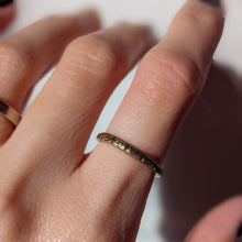 Load image into Gallery viewer, Art Deco 18K Yellow Gold Orange Blossom Stacking Band Size US 6 / UK L.5