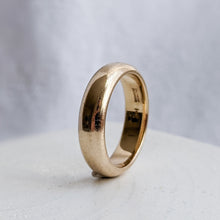 Load image into Gallery viewer, 14K Yellow Gold Plain Stacking Band by Orange Blossom Size US 7 / UK N.5