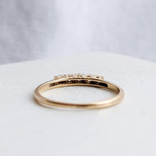 Load image into Gallery viewer, 14K Yellow Gold 5-Stone Diamond Ring Size US 4.25 / UK H.5