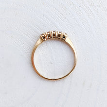 Load image into Gallery viewer, 14K Yellow Gold 5-Stone Diamond Ring Size US 4.25 / UK H.5