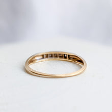 Load image into Gallery viewer, 14K Two-Tone Yellow Gold 5-Stone Diamond Ring Size US 6.5 / UK M.5