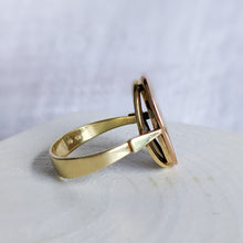 Load image into Gallery viewer, 14K Yellow and Rose Gold Lady Cameo Ring US 9.25 / UK S