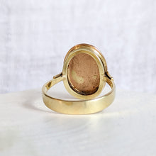Load image into Gallery viewer, 14K Yellow and Rose Gold Lady Cameo Ring US 9.25 / UK S