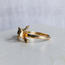 Load image into Gallery viewer, 14K Yellow Gold Bow Ring US 3.5 / UK F.5