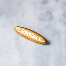 Load image into Gallery viewer, Victorian 9K Yellow and Rose Gold Baby Bar Brooch Pin