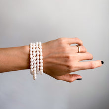 Load image into Gallery viewer, 16" Cultured Pearl Necklace with 18K White Gold Spring Ring Clasp