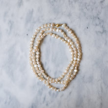Load image into Gallery viewer, 31.25" Cultured Freshwater Pearl Necklace with 14K Yellow Gold Clasp