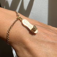 Load image into Gallery viewer, 18K Yellow Gold Floral Clog Charm