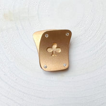 Load image into Gallery viewer, 18K Yellow Gold Diamond Ace of Clubs Pendant