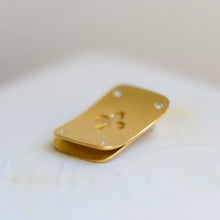 Load image into Gallery viewer, 18K Yellow Gold Diamond Ace of Clubs Pendant