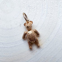 Load image into Gallery viewer, Vintage 9K Yellow Gold Articulated Bear Charm