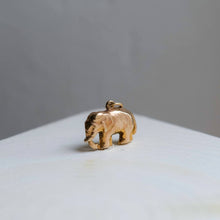 Load image into Gallery viewer, Vintage 9K Yellow Gold Elephant Charm