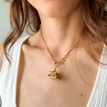 Load image into Gallery viewer, 9K Yellow Gold Articulated Temple Charm