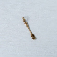 Load image into Gallery viewer, 9K Yellow Gold Fork Charm