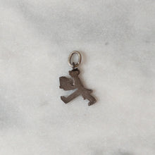 Load image into Gallery viewer, Vintage 1950s Silver and Enamel Waiter Carrying Beer Charm