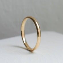 Load image into Gallery viewer, 18K Yellow Gold JR Wood & Sons Wedding Stacking Band Size US 6.75 / UK N