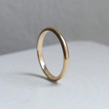 Load image into Gallery viewer, 14K Yellow Gold JR Wood & Sons Wedding Stacking Band Size US 4.5 / UK I.5