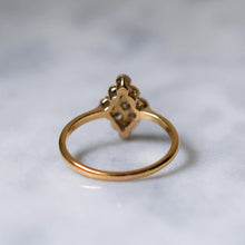 Load image into Gallery viewer, 18K Yellow Gold and Platinum Diamond Ring Size US 6.5