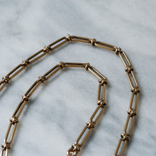Load image into Gallery viewer, Antique 18 inch 14K (580) Rose Gold Chain-Link Watch Chain