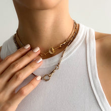 Load image into Gallery viewer, Antique 18 inch 14K (580) Rose Gold Chain-Link Watch Chain