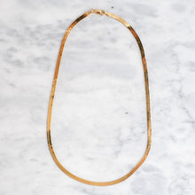 Load image into Gallery viewer, 17.5 inch 14K Yellow Gold Herringbone Chain