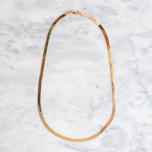 Load image into Gallery viewer, 17.5 inch 14K Yellow Gold Herringbone Chain