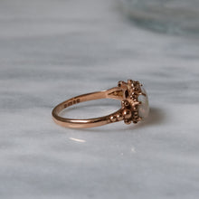 Load image into Gallery viewer, Vintage 9K Rose Gold 3-Stone Opal Ring