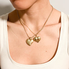 Load image into Gallery viewer, 14K Yellow Gold Puffy Heart Pendant