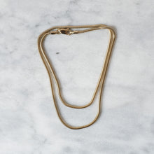 Load image into Gallery viewer, 16.5 Inch 14K Yellow Gold Snake Chain
