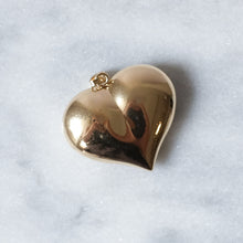 Load image into Gallery viewer, 14K Yellow Gold Puffy Heart Pendant