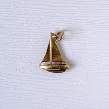 Load image into Gallery viewer, 9K Yellow Gold Sailboat Charm