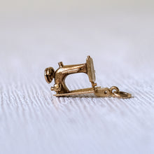 Load image into Gallery viewer, 9K Yellow Gold Sewing Machine Charm