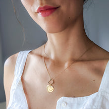 Load image into Gallery viewer, Edition 4 of 9: 18K Yellow Gold Eye of the Cat Mid-Century Diamond Charm Enhancer