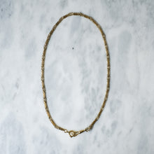 Load image into Gallery viewer, Antique 14.75 inch 14K Yellow Gold Decorative Fetter-Link Watch Chain