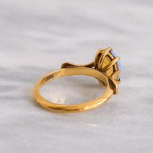 Load image into Gallery viewer, 18K Yellow Gold Opal Solitaire Ring