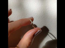 Load and play video in Gallery viewer, 14K Yellow Gold 5-Stone Diamond Ring Size US 4.25 / UK H.5