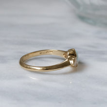 Load image into Gallery viewer, Vintage 9K Yellow Gold 3-Stone Opal Ring