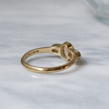 Load image into Gallery viewer, Vintage 9K Yellow Gold 3-Stone Opal Ring