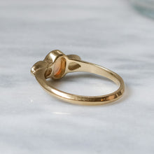 Load image into Gallery viewer, Vintage 9K Yellow Gold 3-Stone Opal Ring