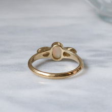 Load image into Gallery viewer, Vintage 9K Yellow Gold 3-Stone Opal Ring