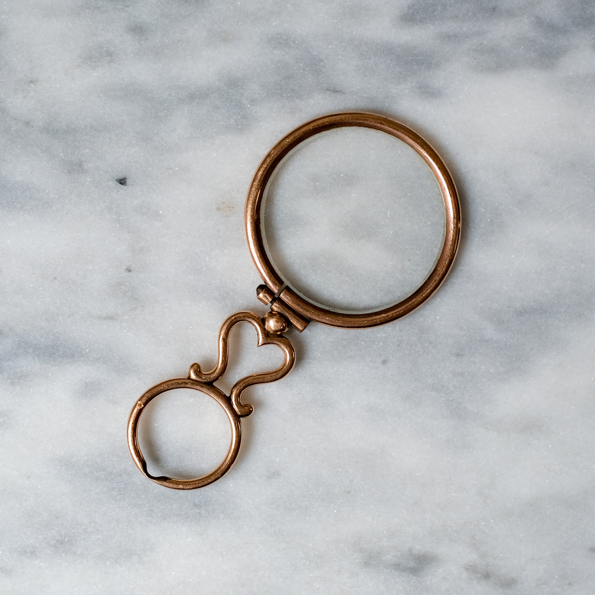 Antique 9K Gold Magnifying Glass Pendant | Eye of the Cat Jewellery