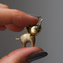 Load image into Gallery viewer, Vintage 14K Yellow Gold Elephant Pendant
