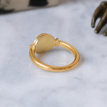 Load image into Gallery viewer, 14K Yellow Gold Cabochon Sapphire Ring
