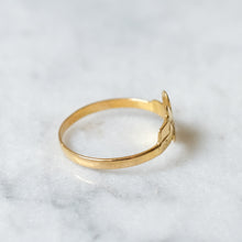 Load image into Gallery viewer, Antique 18K Yellow Gold French Countryside Landscape Ring
