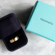 Load image into Gallery viewer, Vintage 18K Yellow Gold Tiffany &amp; Co. &quot;T&quot; Wide Band Ring
