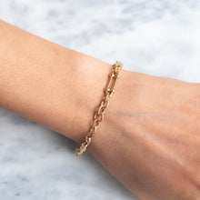 Load image into Gallery viewer, Vintage Trombone and Knot Link Bracelet
