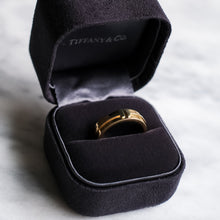 Load image into Gallery viewer, Vintage 18K Yellow Gold Tiffany &amp; Co. &quot;T&quot; Wide Band Ring
