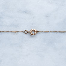 Load image into Gallery viewer, Victorian era 14K Rose Gold Delicate Fetter-Link Chain
