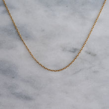 Load image into Gallery viewer, Vintage French 19&quot; Delicate Biker-Link Chain
