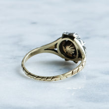 Load image into Gallery viewer, Early Victorian Cluster Ring with Rose-Cut Diamonds
